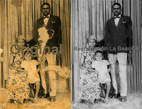 Restauration de photos anciennes et abîmées à Paris